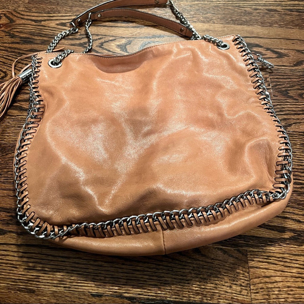 Michael Kors tan leather handbag